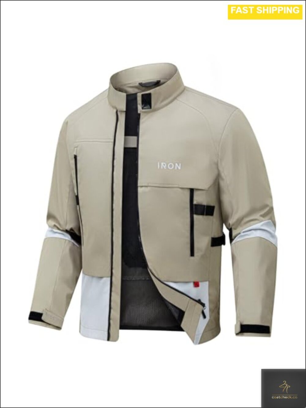 RIDEIRON Summer Motorcycle Riding Jacket CE Armor Mesh Slim Fit